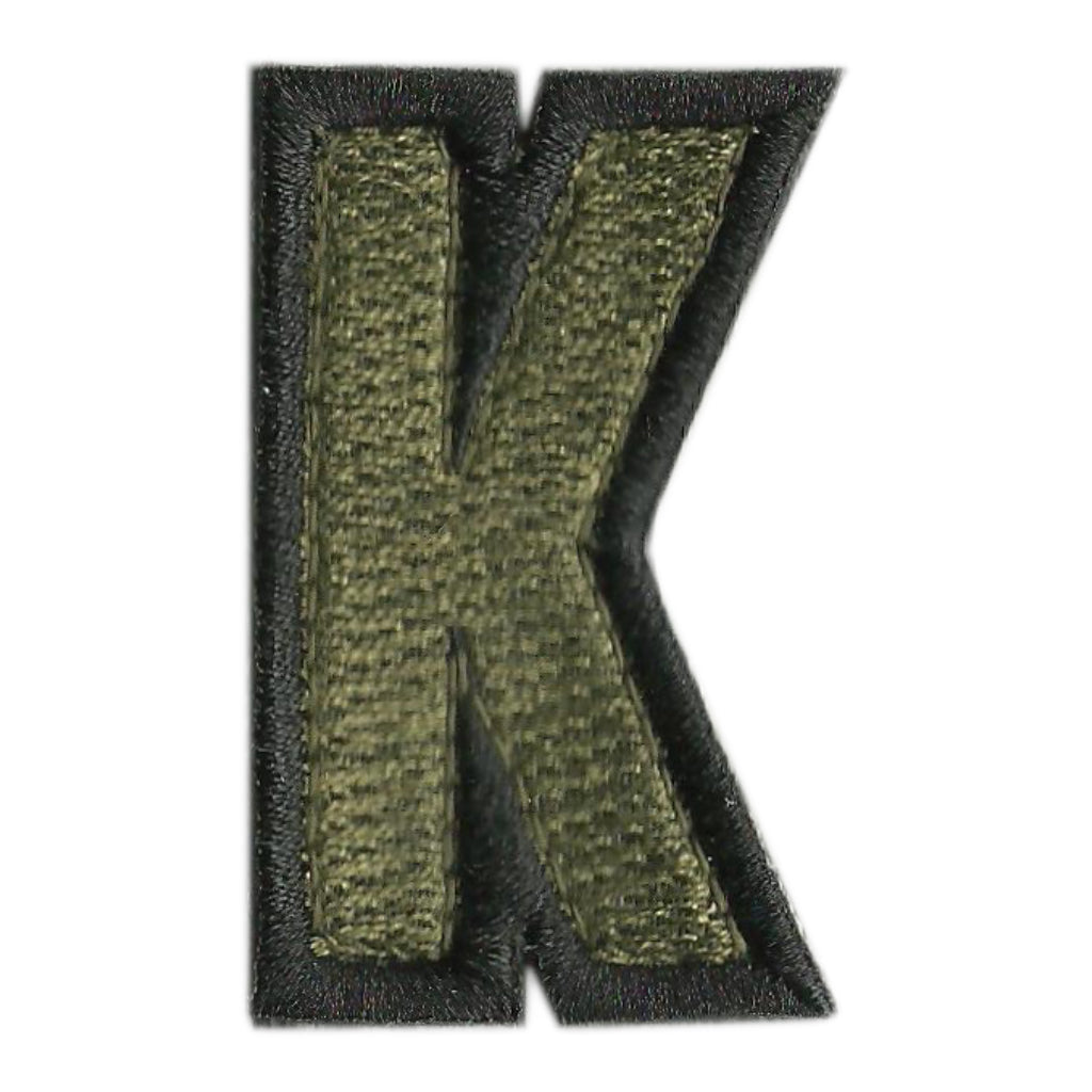 Spell Anything - Tactical Letters -  2" x 1.25" - Military Green
