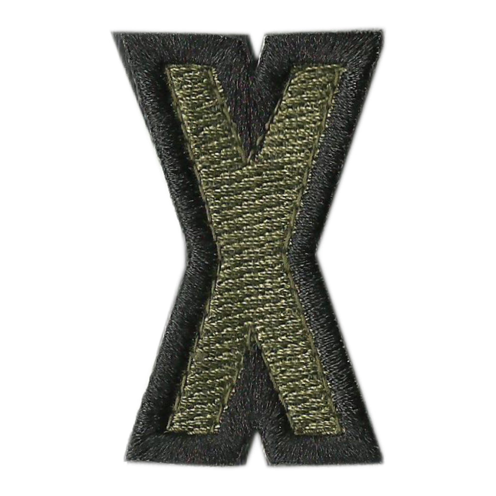 Spell Anything - Tactical Letters -  2" x 1.25" - Military Green