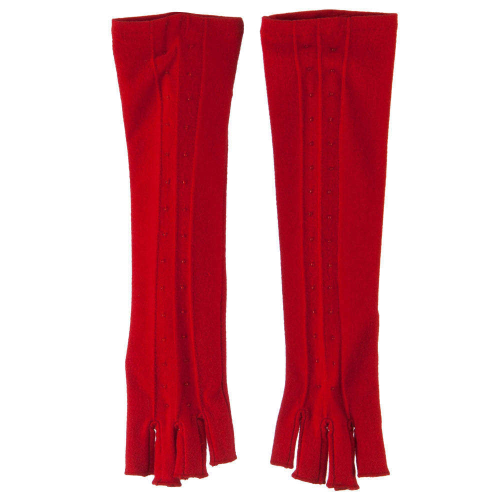 Long Fingerless Beaded Glove