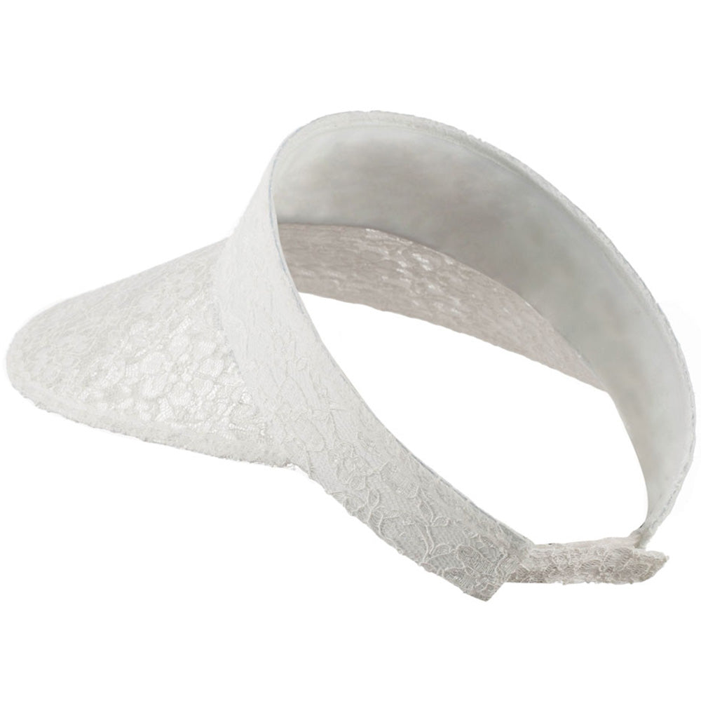 Lace Glitter Sun Visor