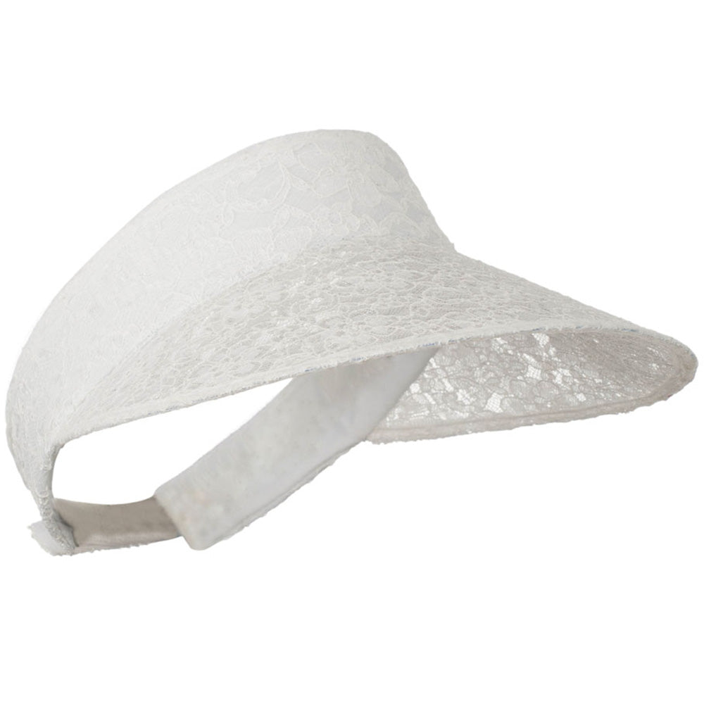 Lace Glitter Sun Visor