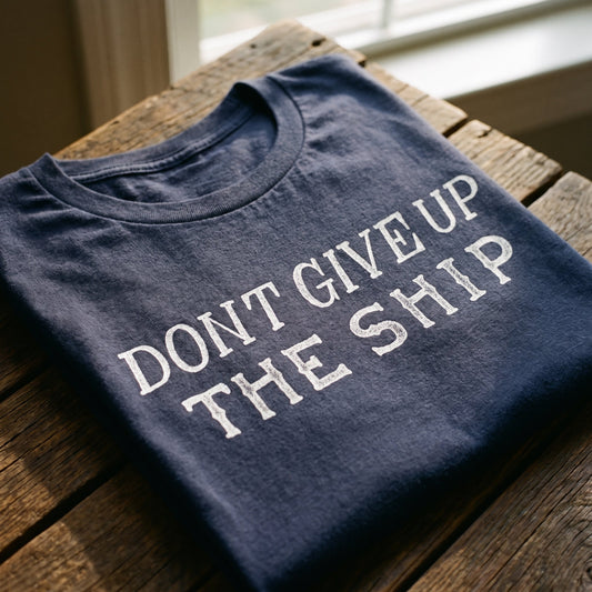 Commodore Perry Don't Give Up The Ship T-Shirt