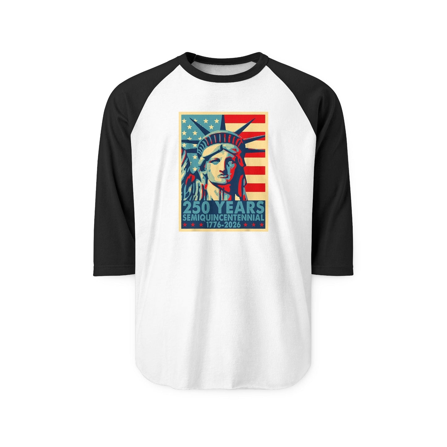 Liberty Semiquicentennial Raglan Tee – America’s 250th Anniversary