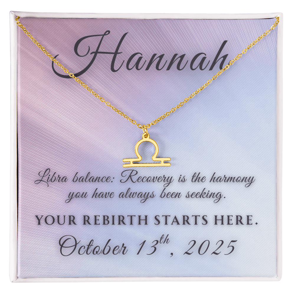 Custom Zodiac Recovery Necklace | Inspiring Sobriety