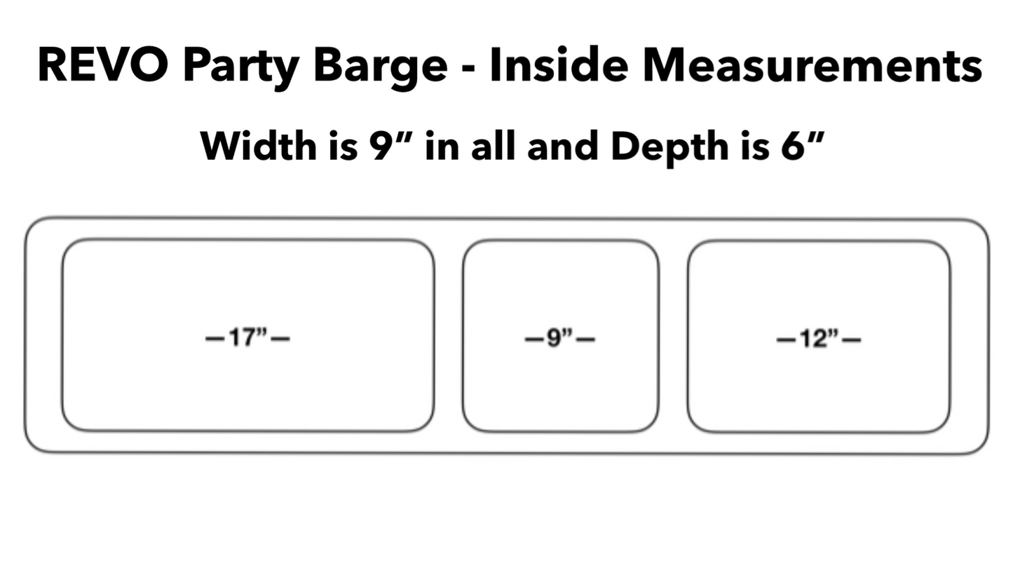 REVO Party Barge Cooler™ | Polar White