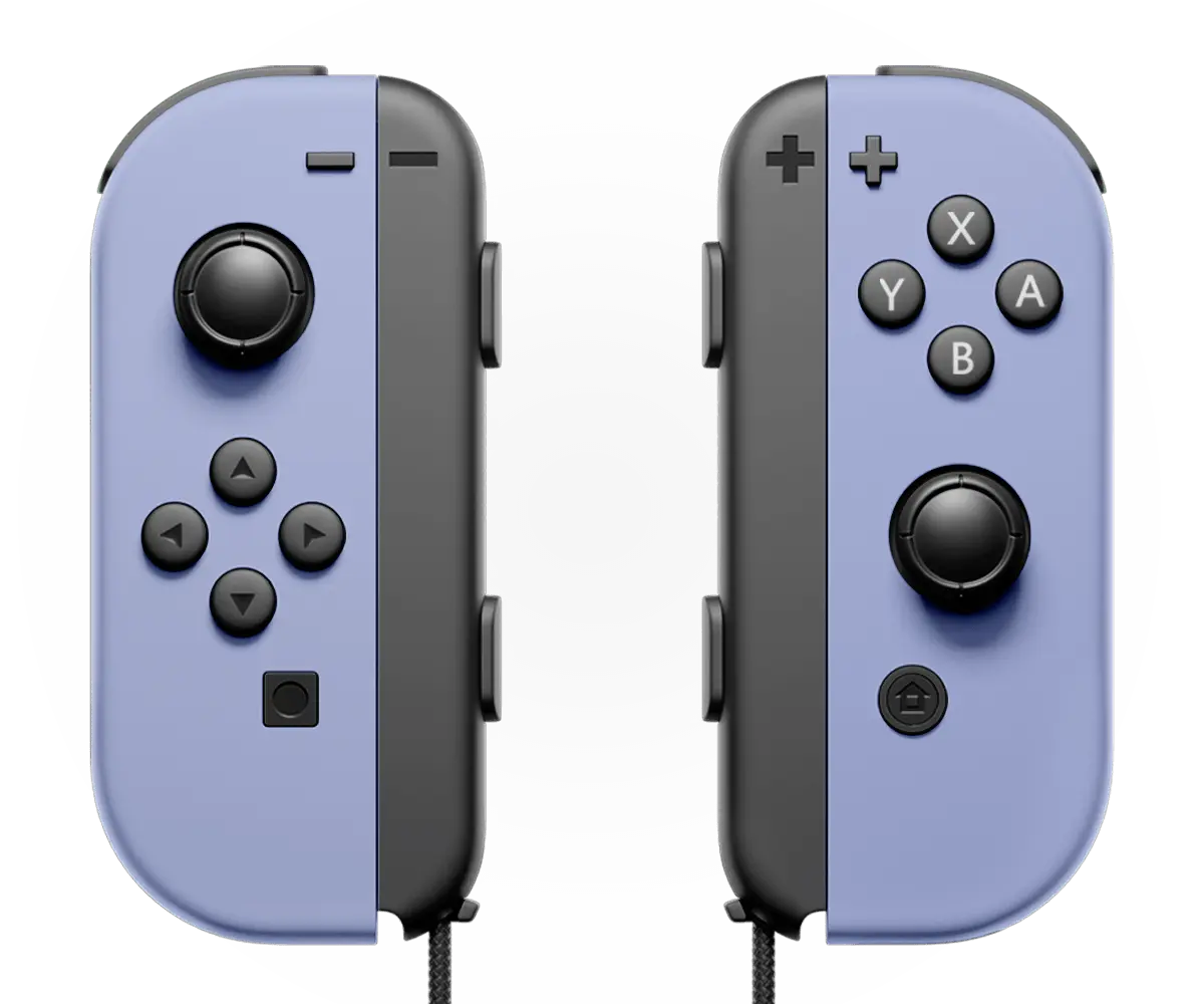MODDEDZONE MAUVE NINTENDO JOY-CON CUSTOM CONTROLLERS