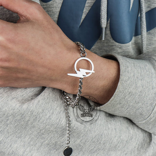 Lightning OT Stainless Steel Bracelet