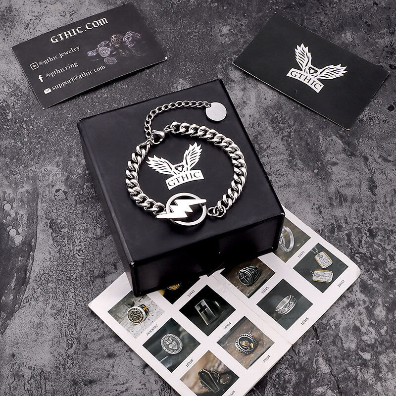 Lightning OT Stainless Steel Bracelet