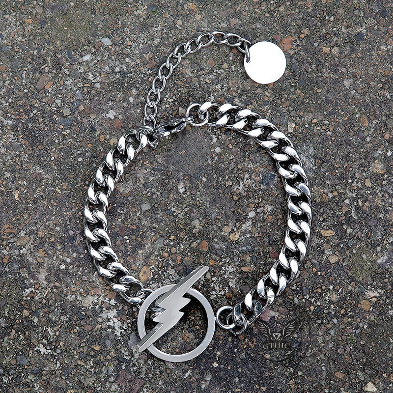 Lightning OT Stainless Steel Bracelet