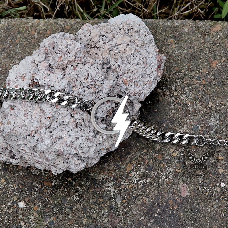 Lightning OT Stainless Steel Bracelet