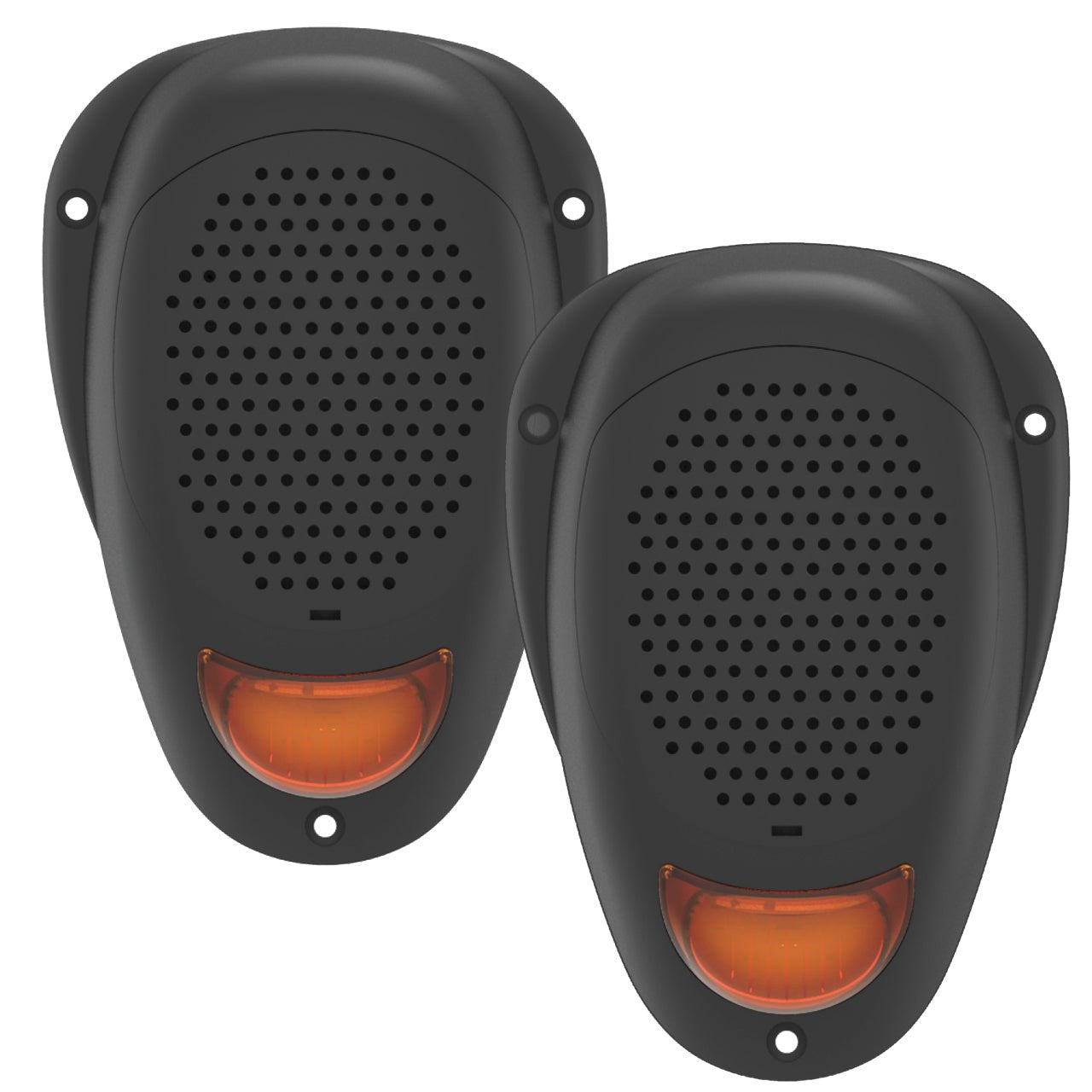Linear Series LS2 | Water Resistant 3" Surface Mount LED Satellite Speakers (Blue, White or Amber)