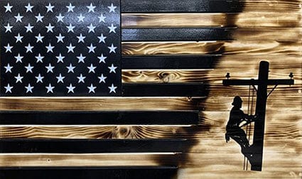 Large Flag Biometric Flip Up