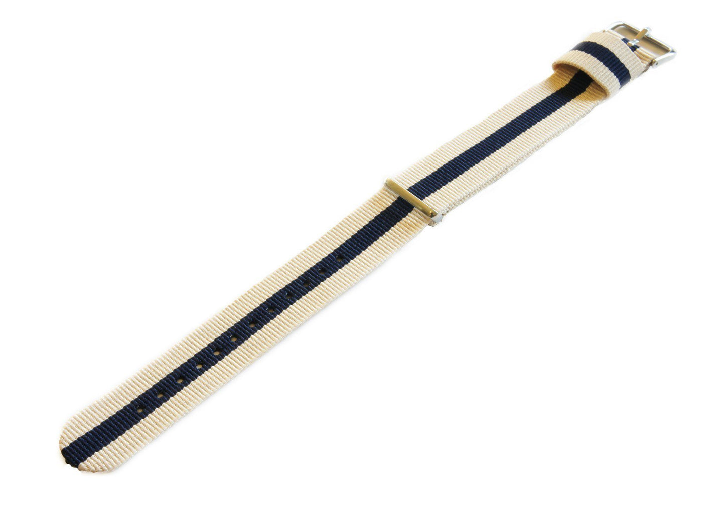 Linen And Navy NATO® style Watch Band