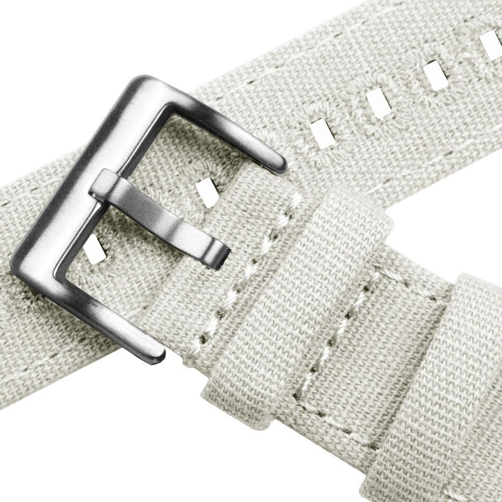 Linen White Premium Canvas Watch Band