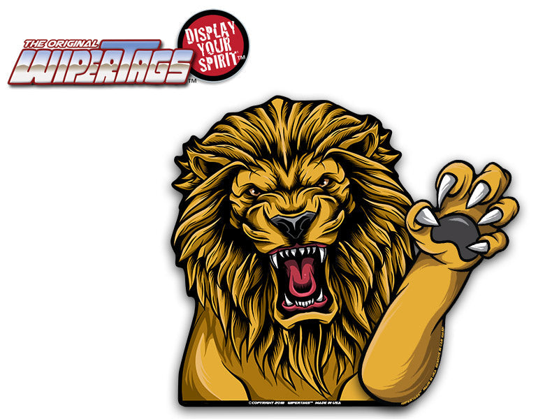 Lion Roaring WiperTag