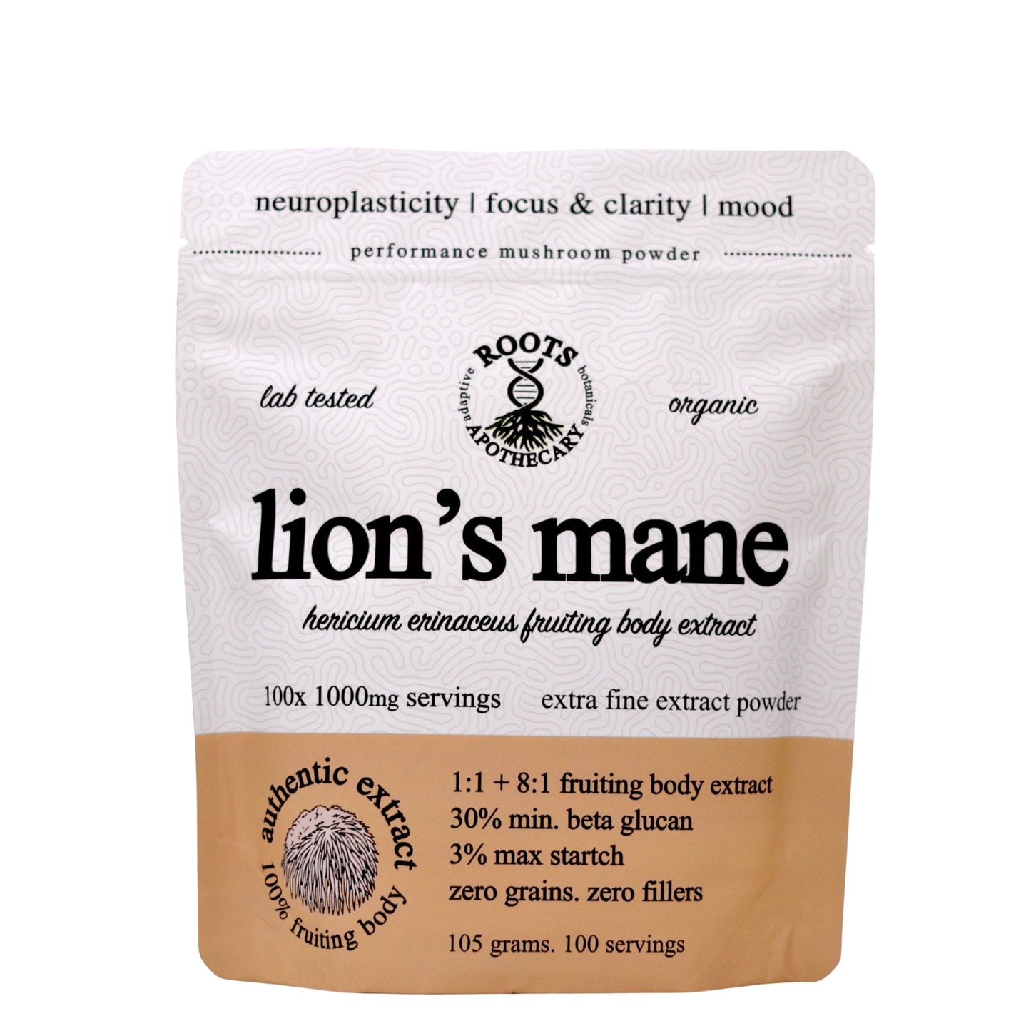 lion's mane extract. organic