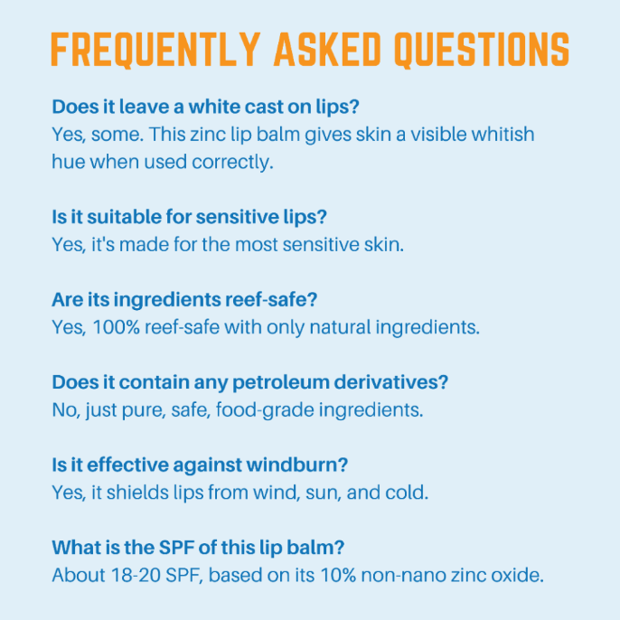 Zinc Oxide Lip Balm