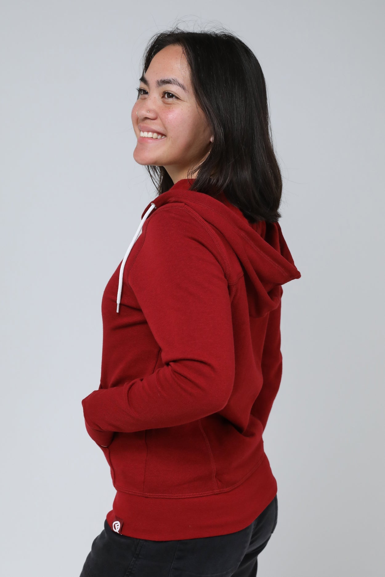 Women's Hero Hoodie Lite (Crimson Cherry)