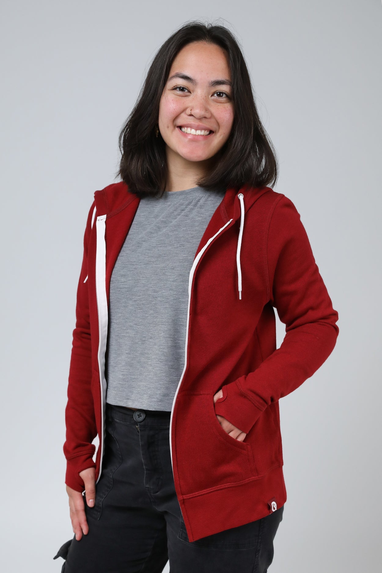 Women's Hero Hoodie Lite (Crimson Cherry)