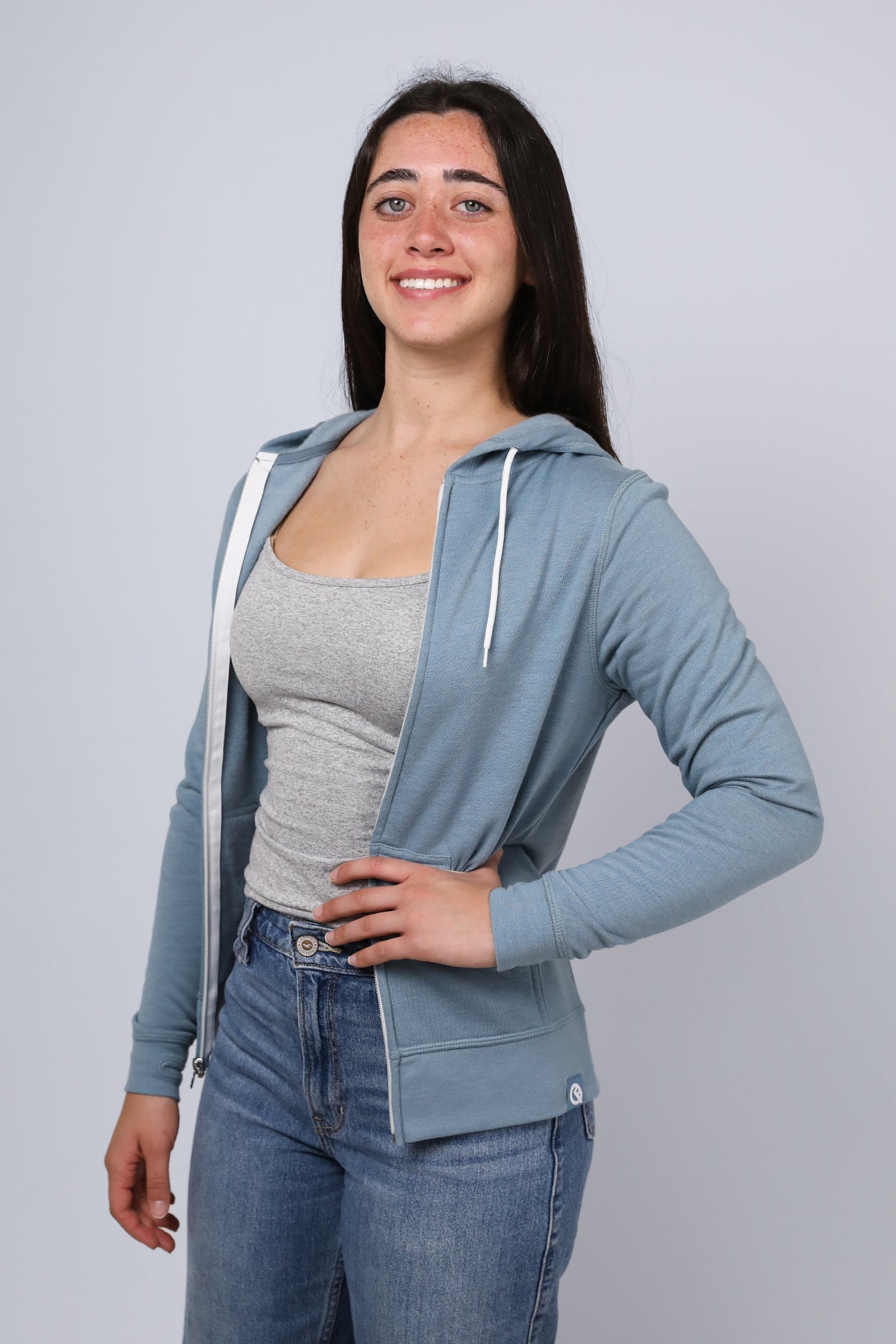 Women's Hero Hoodie Lite (Misty Blue)