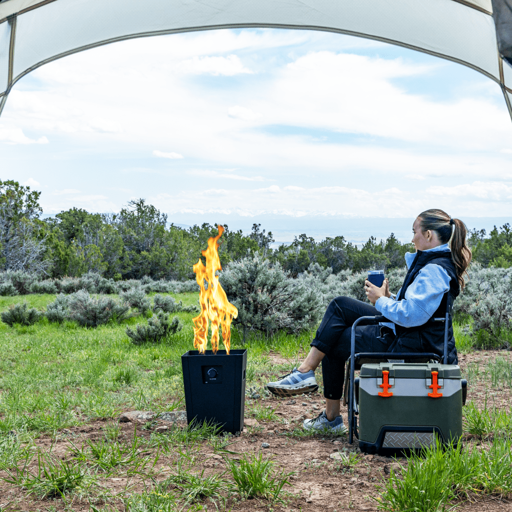 Live Outdoor Firestorm Series I Portable Propane Fire Pit