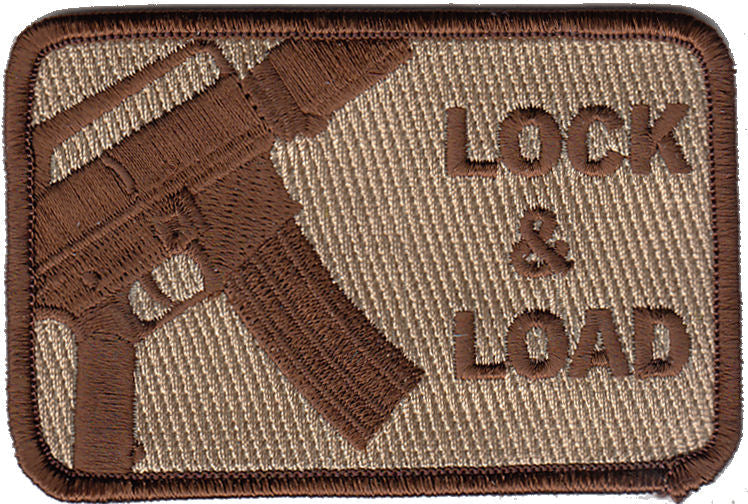 Lock & Load M16 Morale Patch - Various Colors