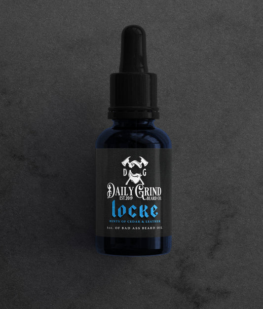 Locke Beard Oil for Men | Cedar & Leather by Daily Grind