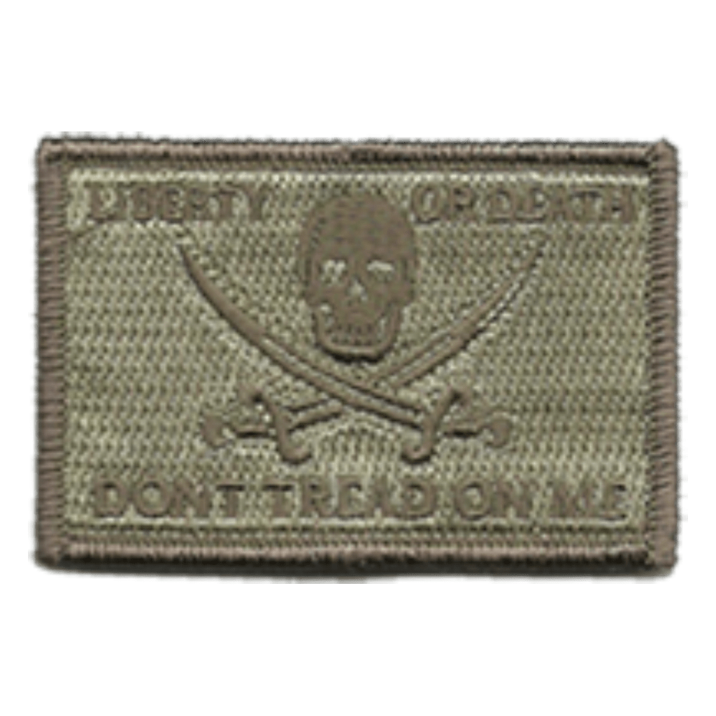 2"x3" Skull and Swords Calico Jack Tactical Patch