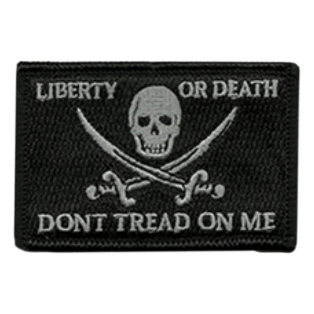 2"x3" Skull and Swords Calico Jack Tactical Patch
