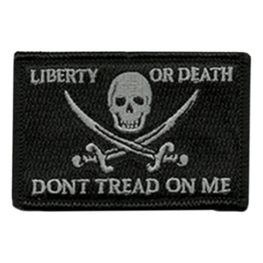 2"x3" Skull and Swords Calico Jack Tactical Patch