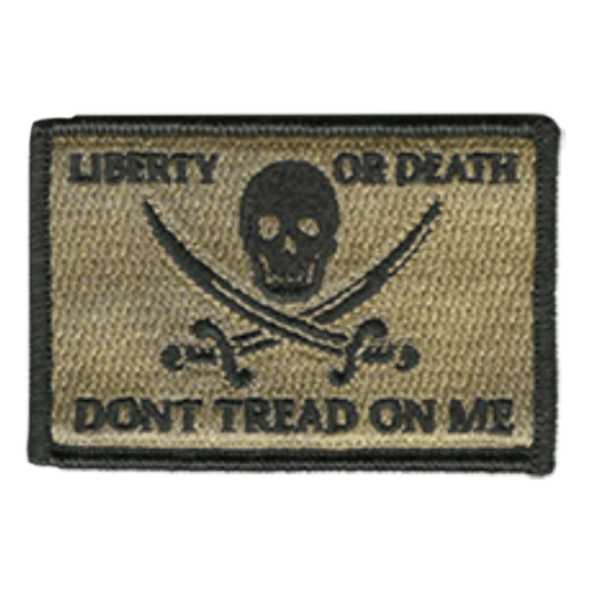 2"x3" Skull and Swords Calico Jack Tactical Patch