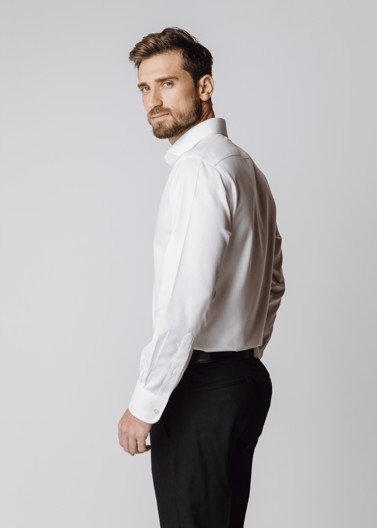 Londoner White Shirt - Contemporary (Slim)