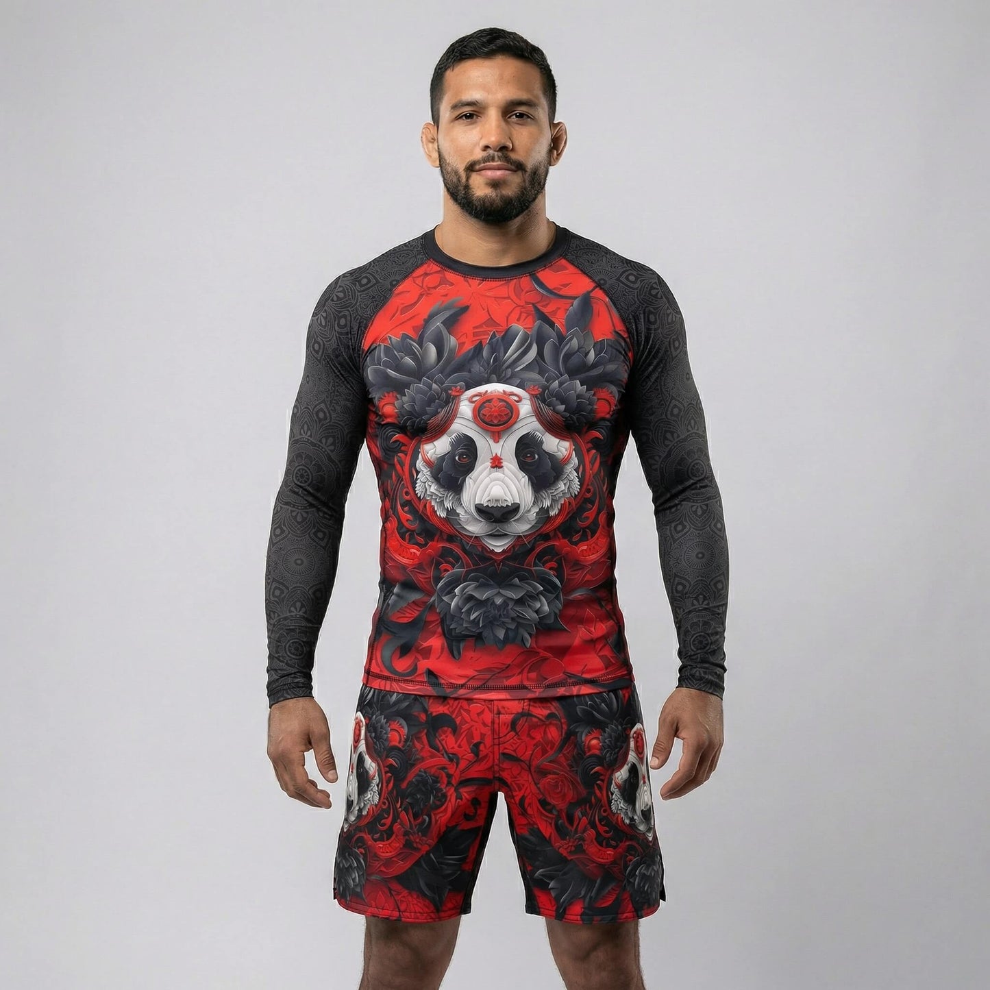 LOTUS PANDA RASH GUARD