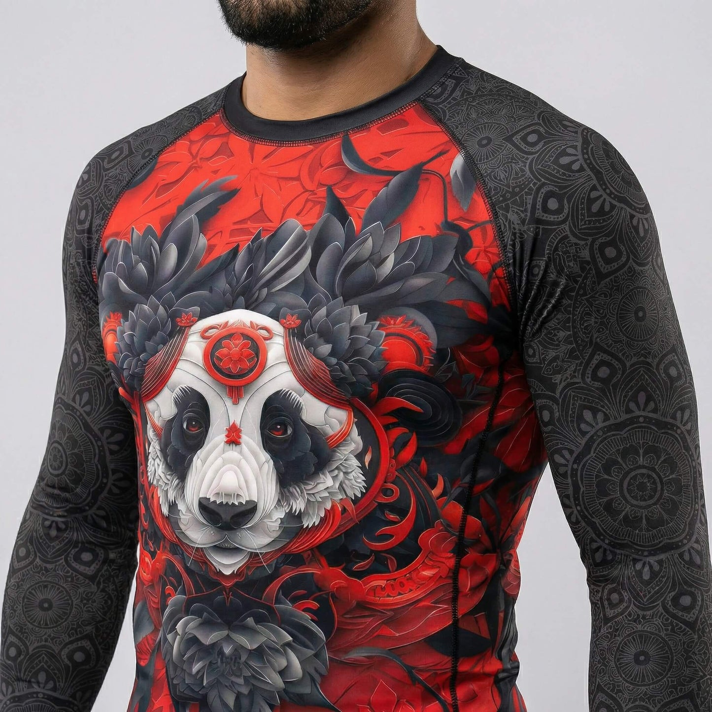LOTUS PANDA RASH GUARD