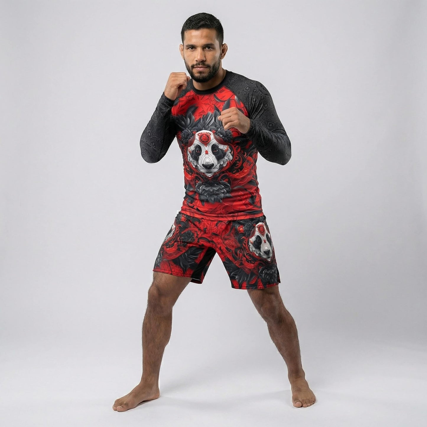 LOTUS PANDA FIGHT SHORTS