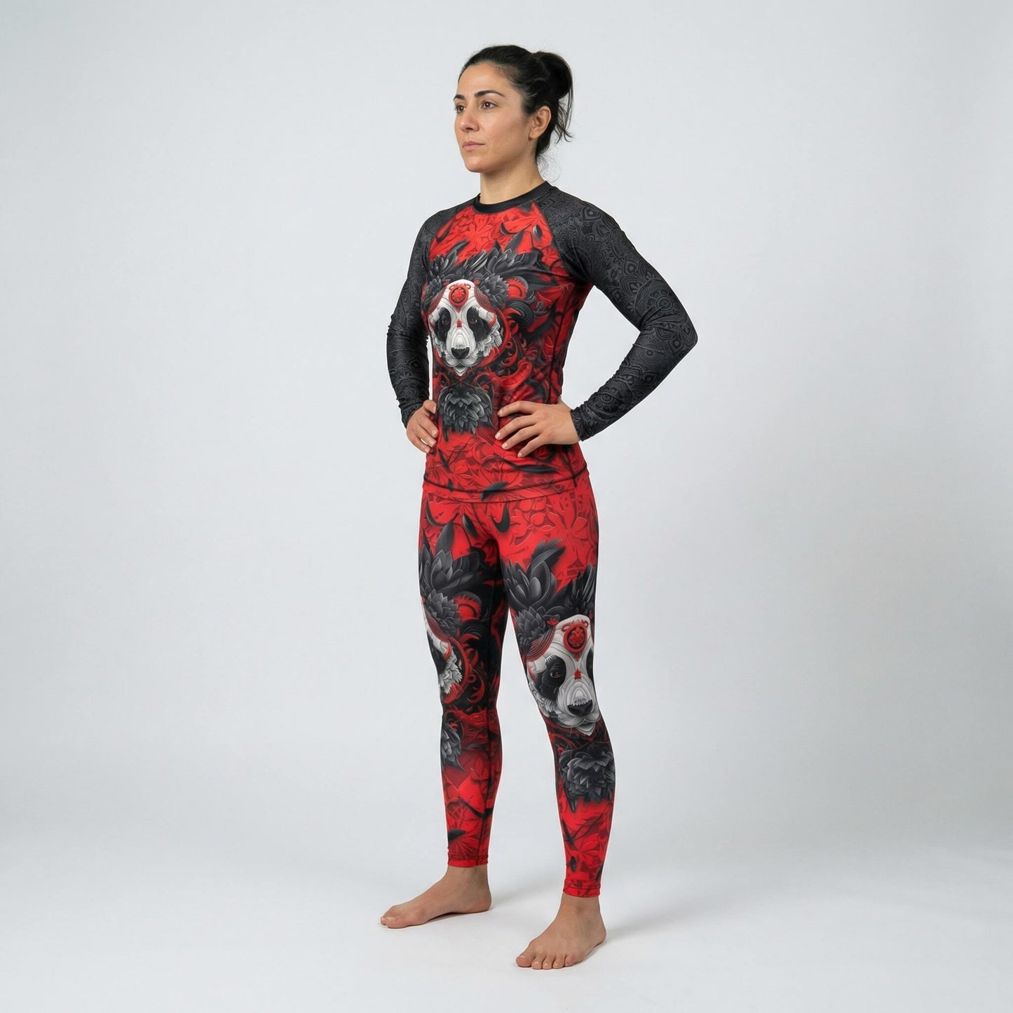 LOTUS PANDA WOMEN RASH GUARD