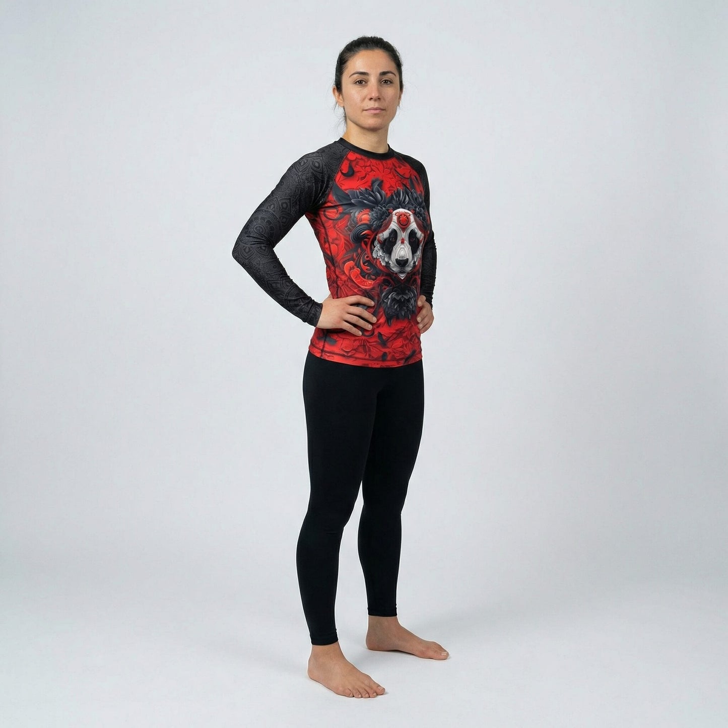 LOTUS PANDA WOMEN RASH GUARD