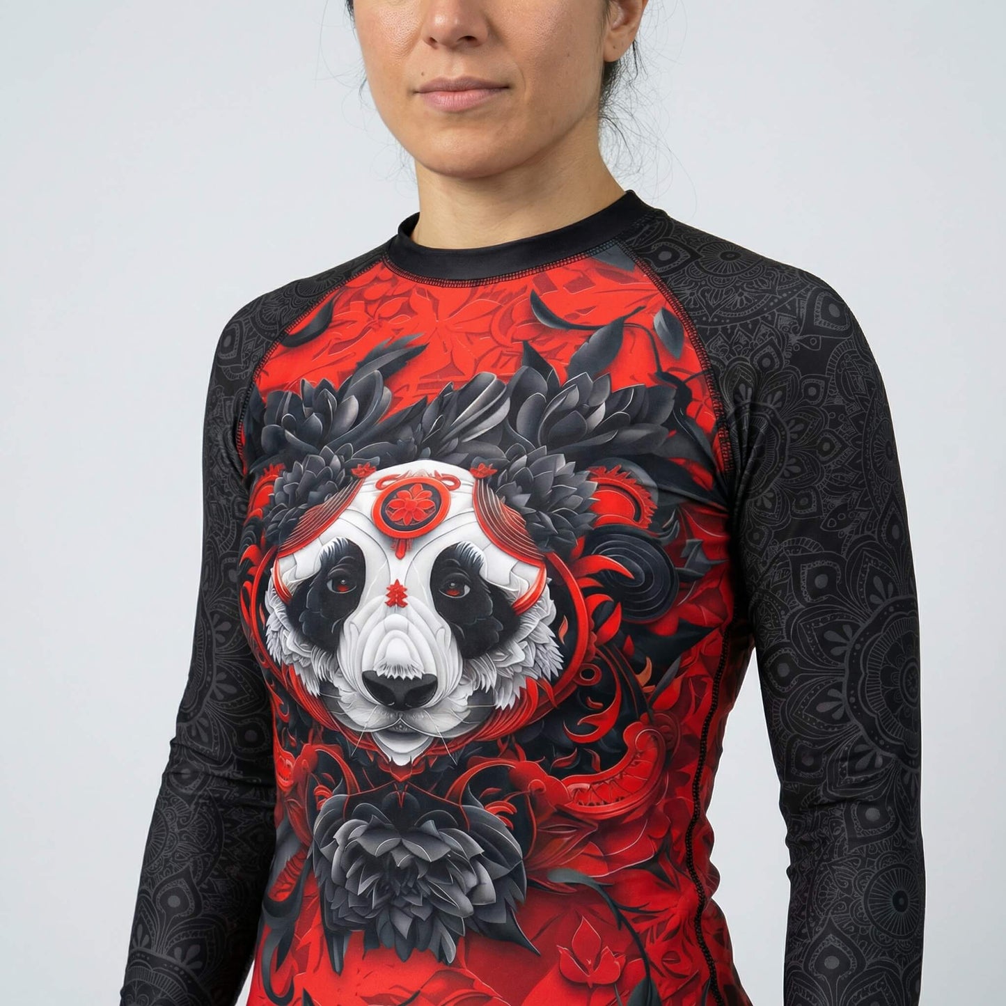 LOTUS PANDA WOMEN RASH GUARD