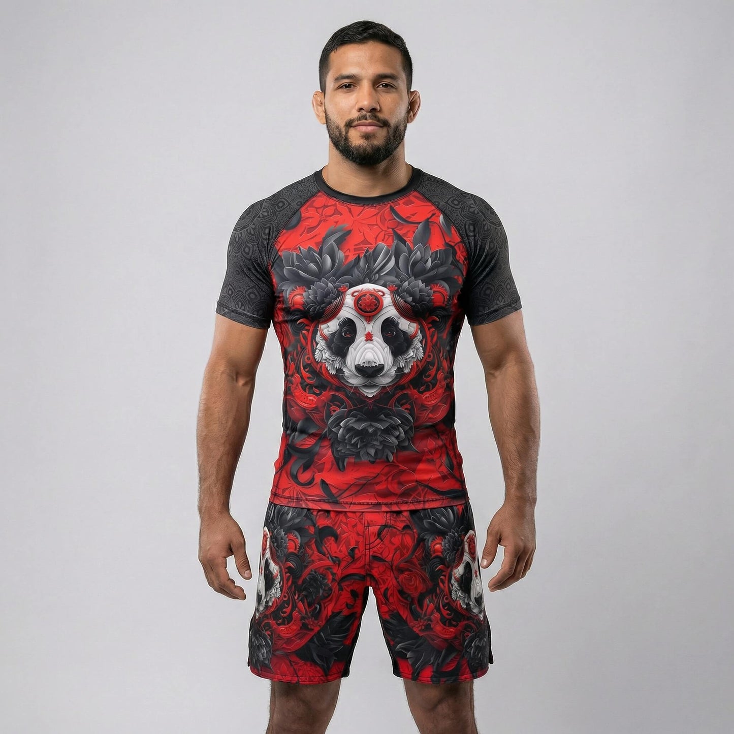 LOTUS PANDA FIGHT SHORTS
