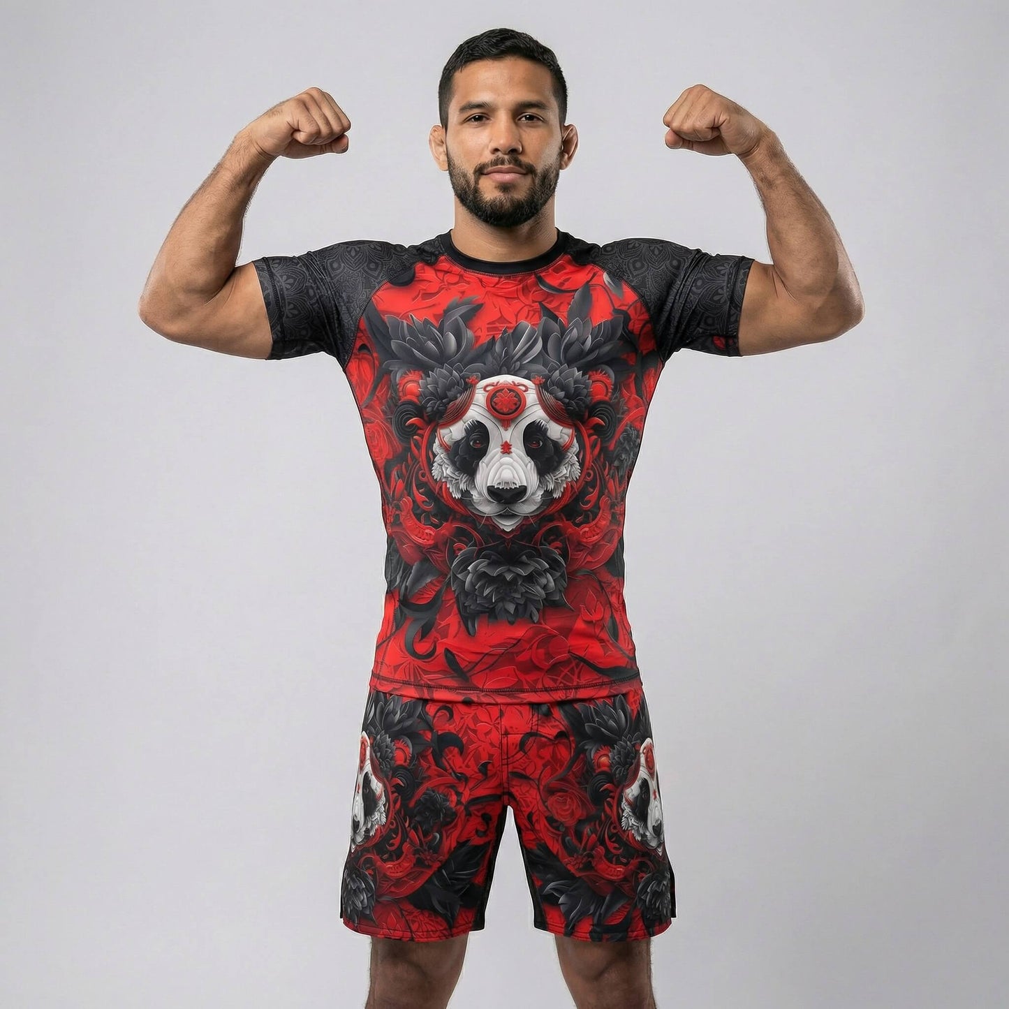 LOTUS PANDA FIGHT SHORTS