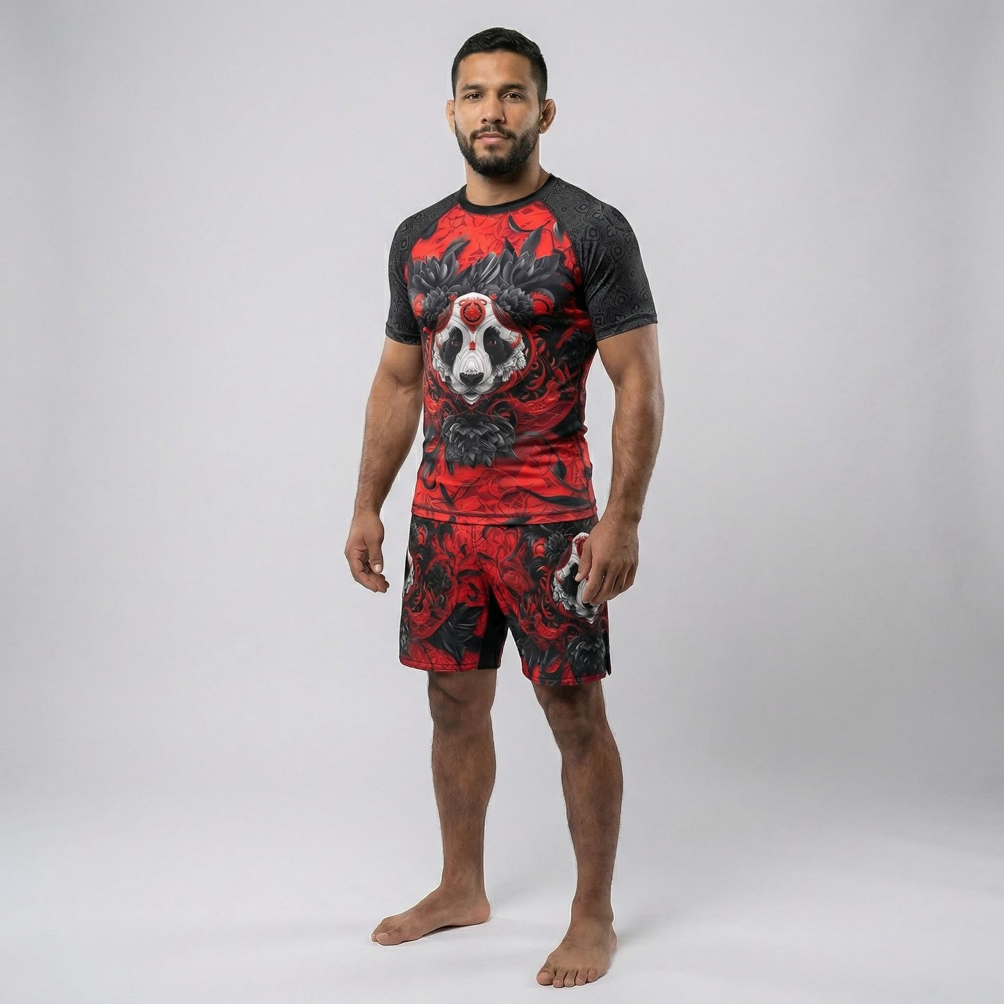 LOTUS PANDA FIGHT SHORTS
