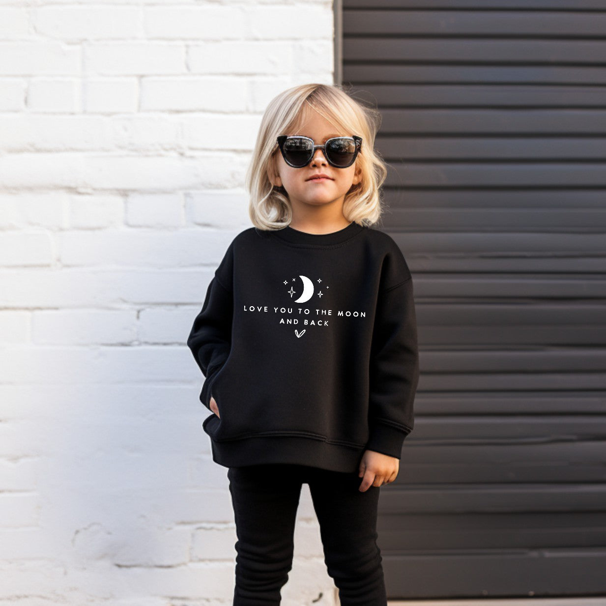 Love You To The Moon And Back Toddler Crewneck Sweatshirt