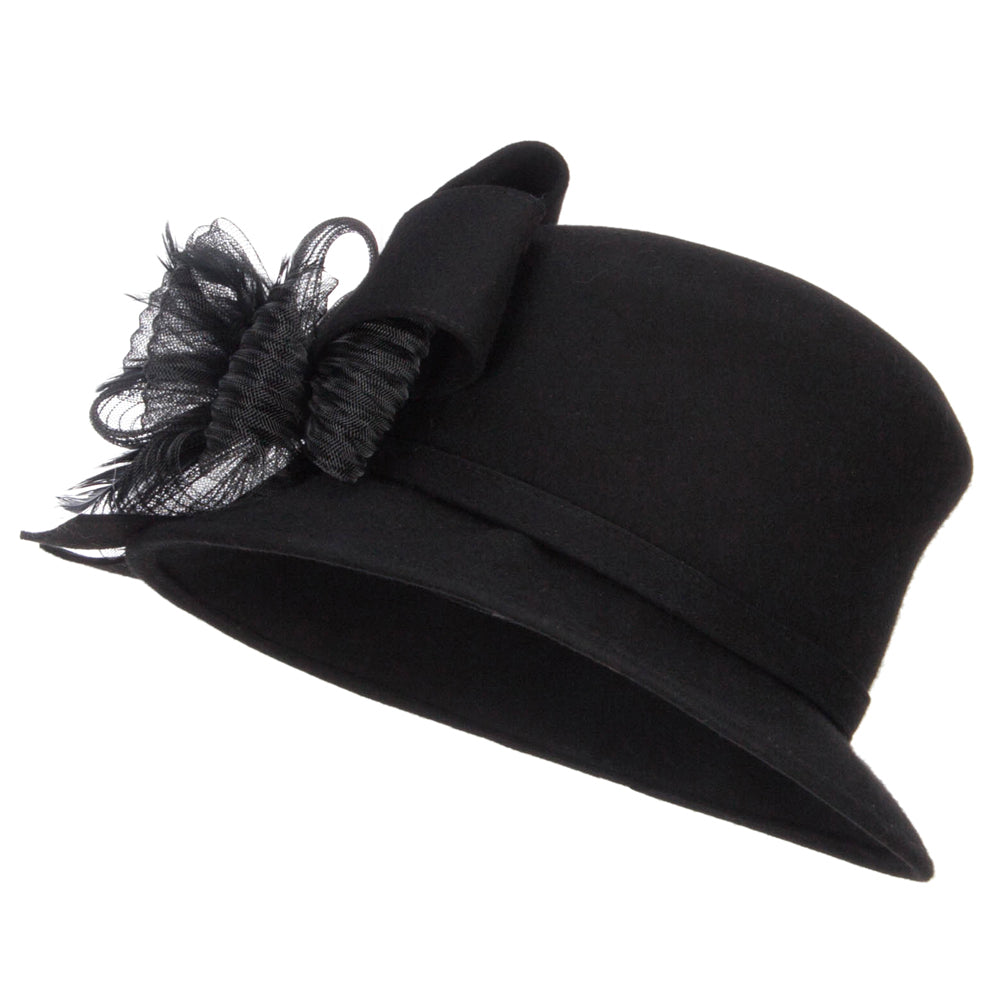 Big Loops Wool Felt Fashion Hat