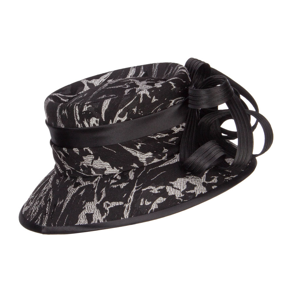 Telescope Crown Fashion Organza Hat