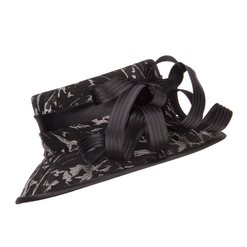 Telescope Crown Fashion Organza Hat