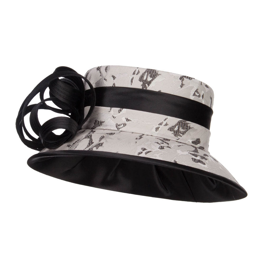 Telescope Crown Fashion Organza Hat