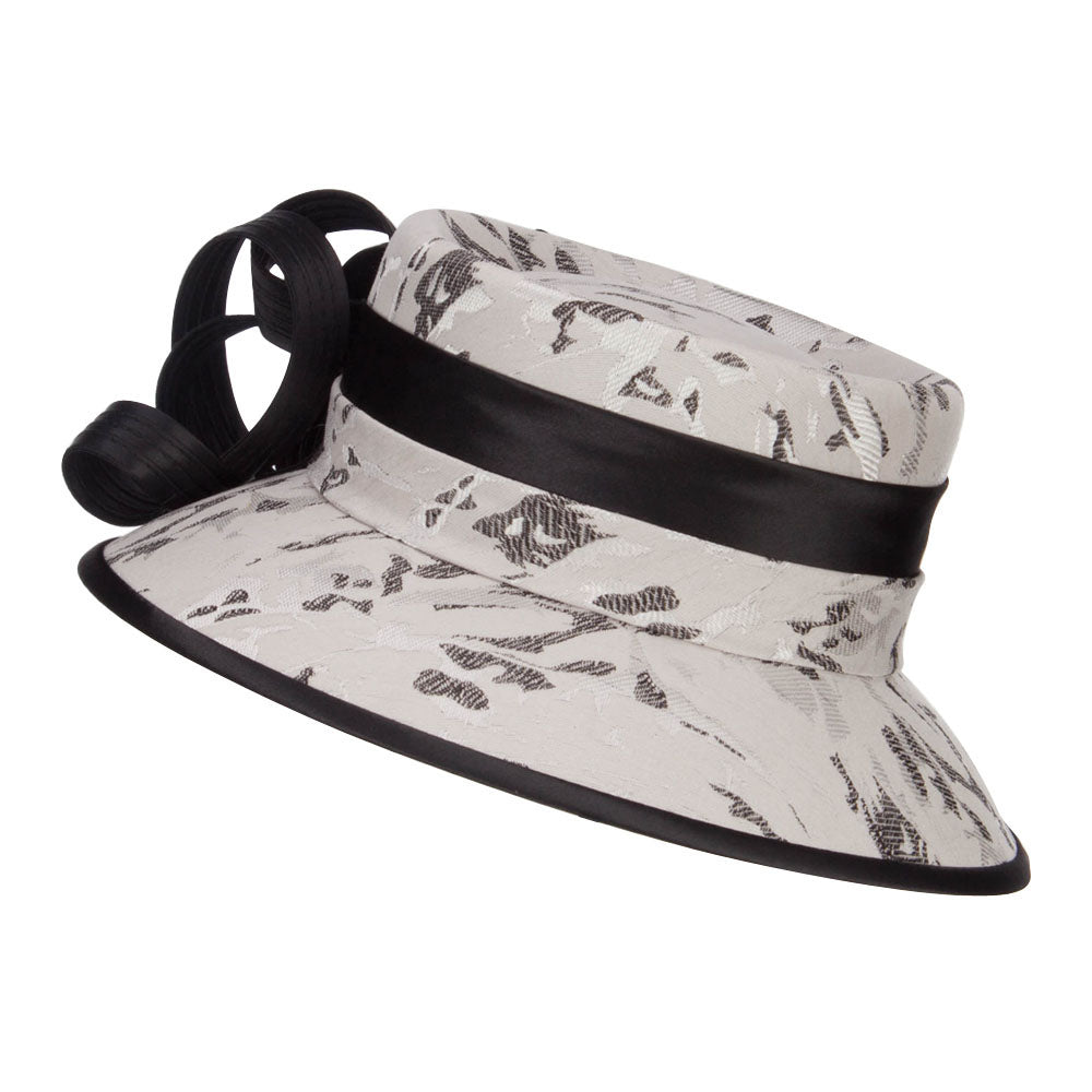 Telescope Crown Fashion Organza Hat