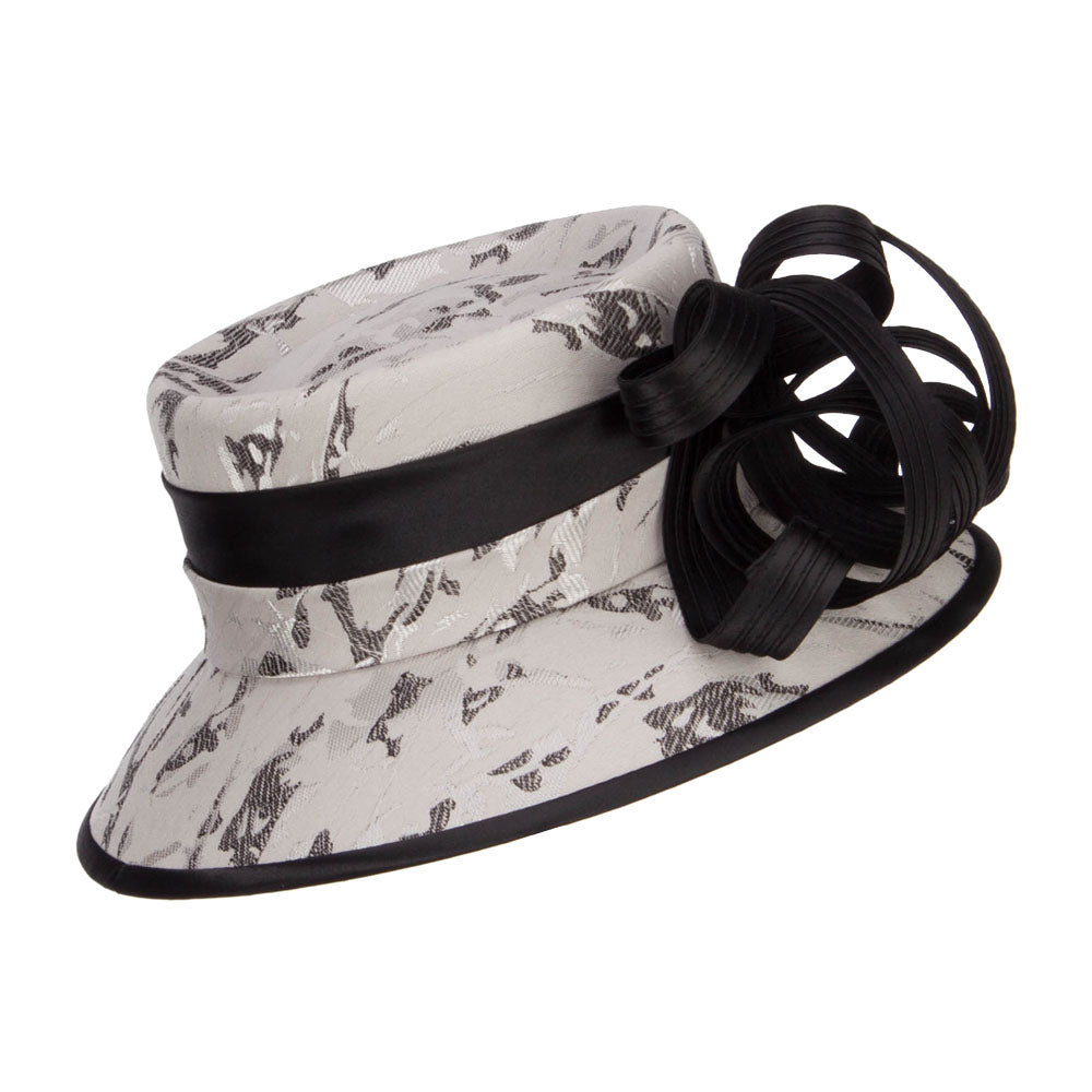 Telescope Crown Fashion Organza Hat