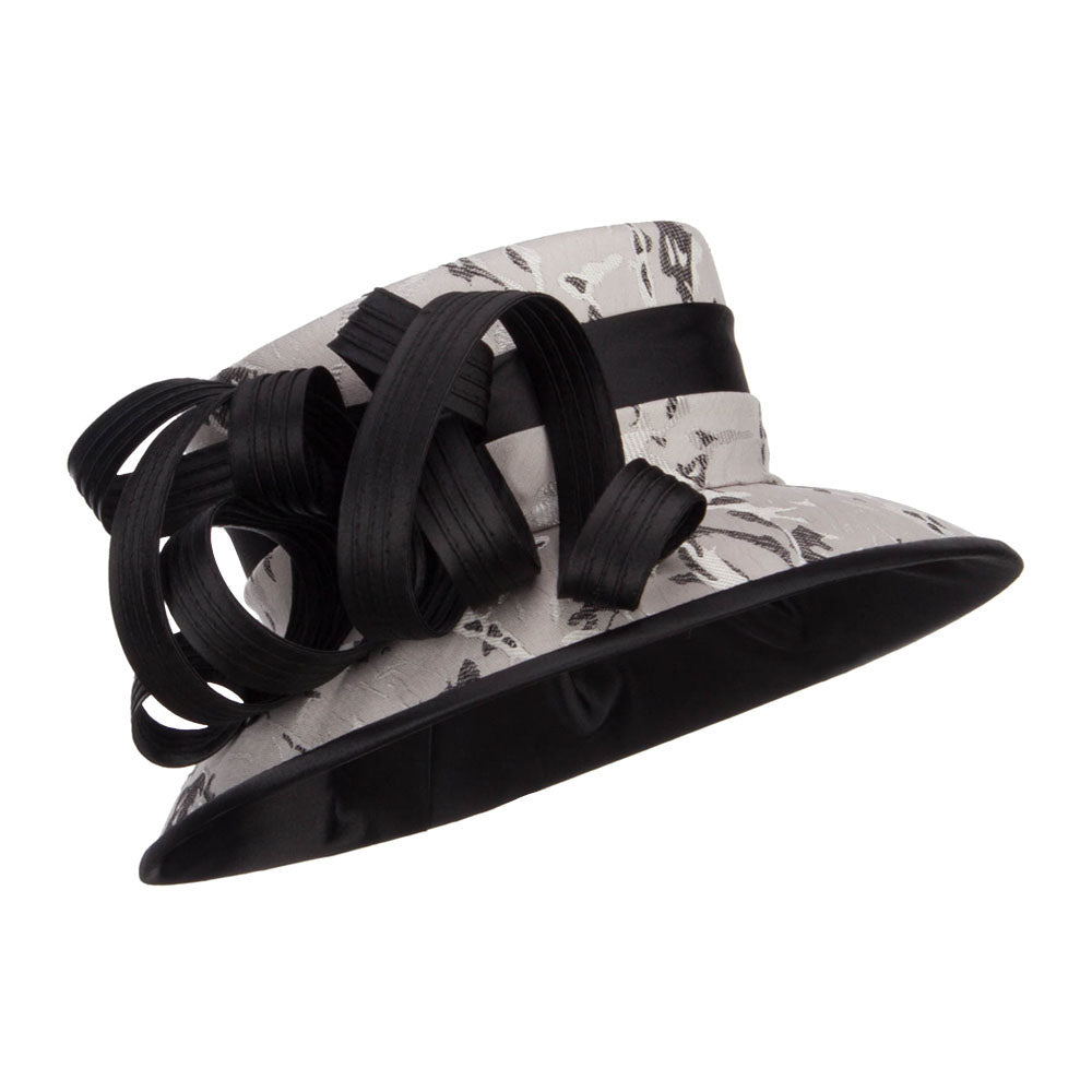 Telescope Crown Fashion Organza Hat