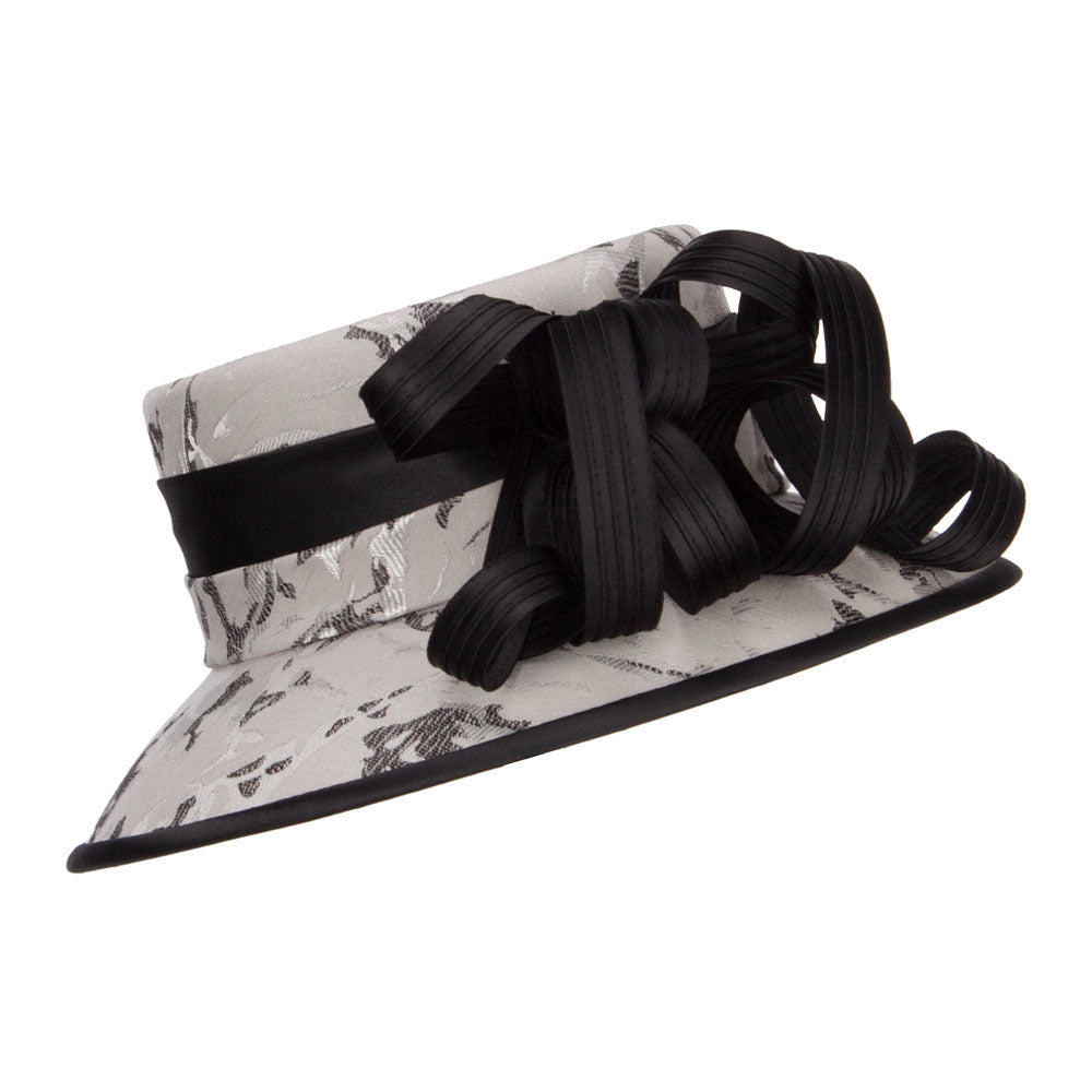 Telescope Crown Fashion Organza Hat